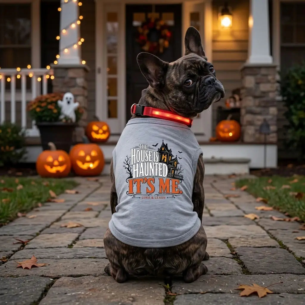 HALLOWEEN DOG SHIRTS & LED COLLARS 🎃