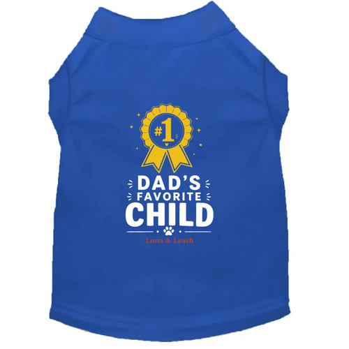 Dad's Favorite Child Dog Shirt