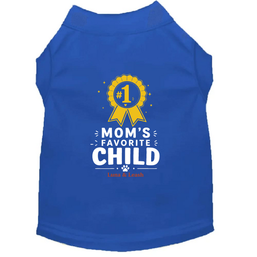 Mom's Favorite Child Dog Shirt