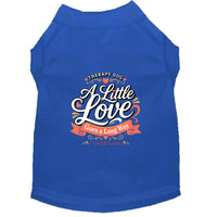 A Little Love Goes a Long Way Therapy Dog Shirt