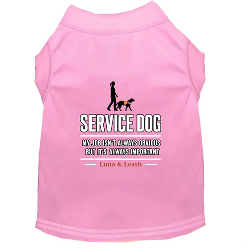 My Job Isn't Always Obvious Service Dog Shirt