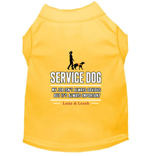 My Job Isn't Always Obvious Service Dog Shirt