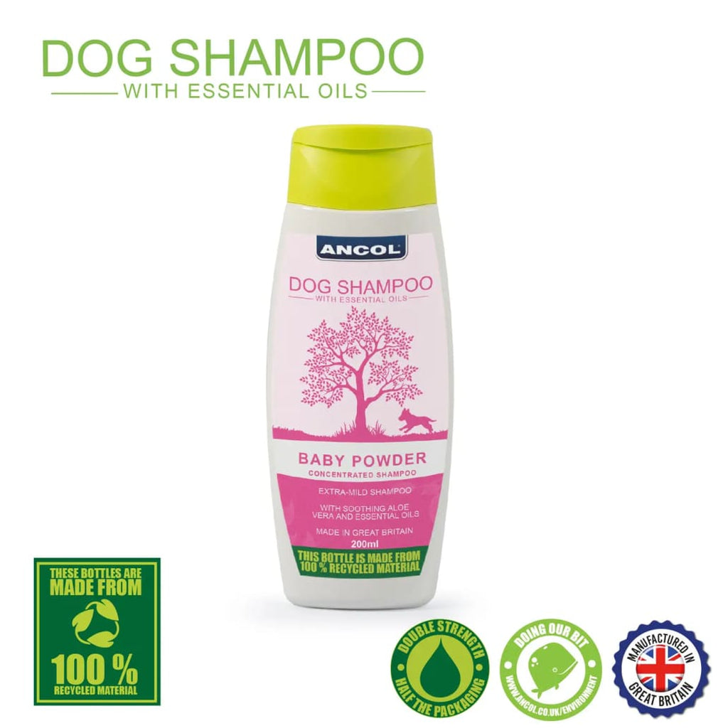 Baby Powder Dog Shampoo – Gentle Formula Essential Oils