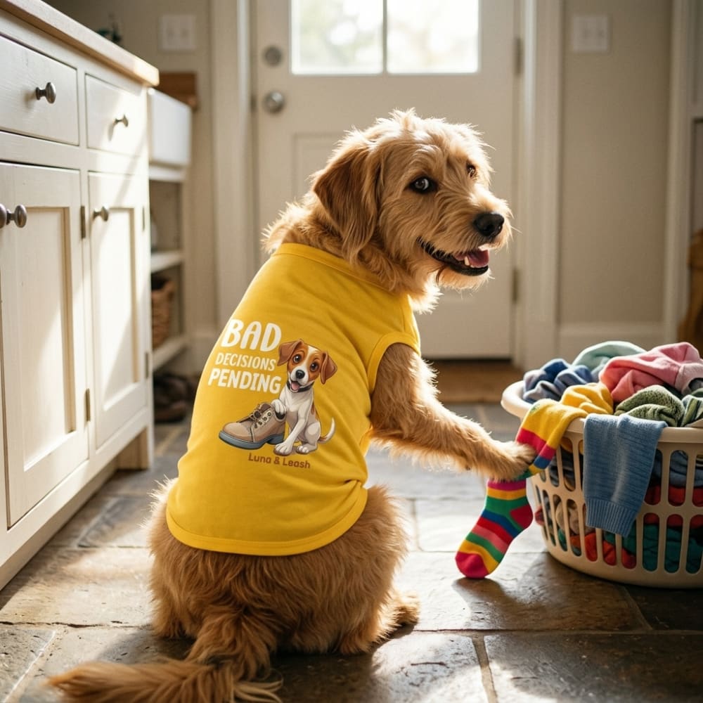 Bad Decisions Pending Dog Shirt - Funny Dog Shirts