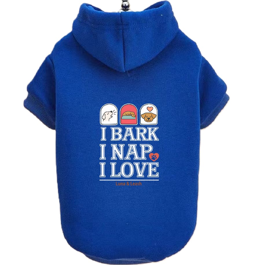 Bark Nap Love Dog Hoodies - Dog Hoodies