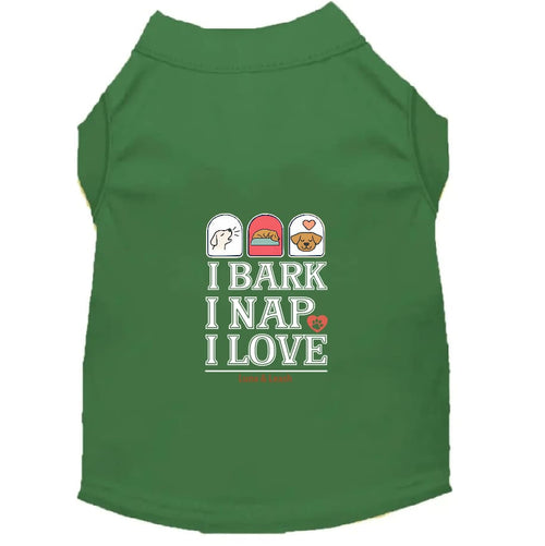 Bark Nap Love Dog Shirt - Funny Dog Shirts
