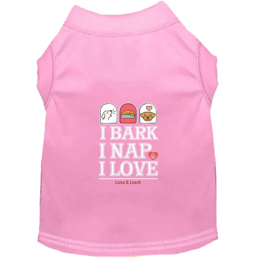 Bark Nap Love Dog Shirt - Funny Dog Shirts