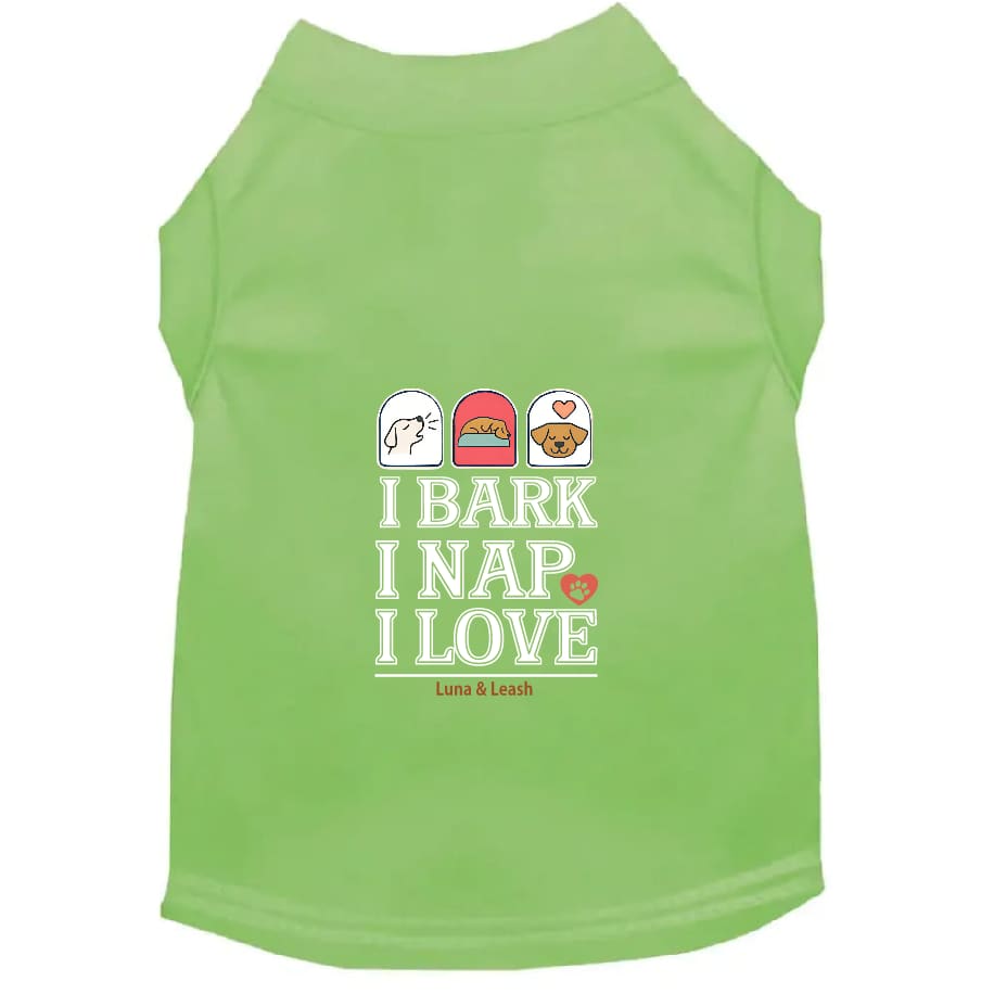 Bark Nap Love Dog Shirt - Dog Shirt