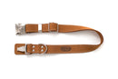 Bestseller Quick-Release Earth Brown Leather Dog Collar