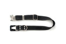 Bestseller Quick-Release Midnight Black Leather Dog Collar