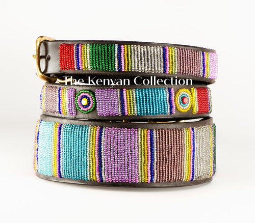 Bijou Beaded Dog Collar - Dog Collars - Maasai