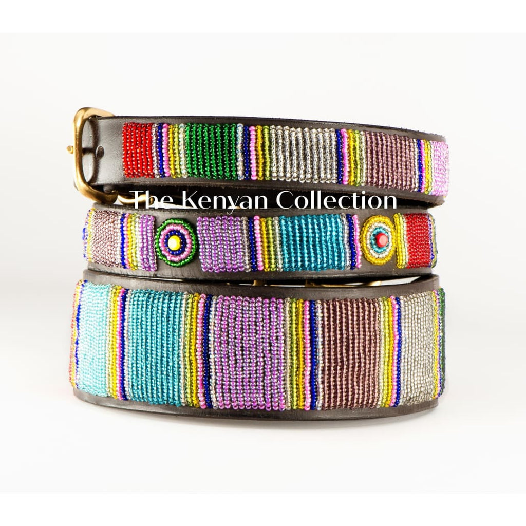 Bijou Beaded Dog Collar - Dog Collars - Maasai