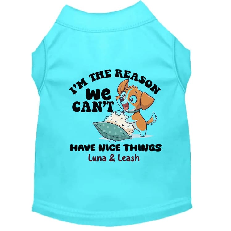 Can’t Have Nice Things Pet Shirt - Pet Shirt