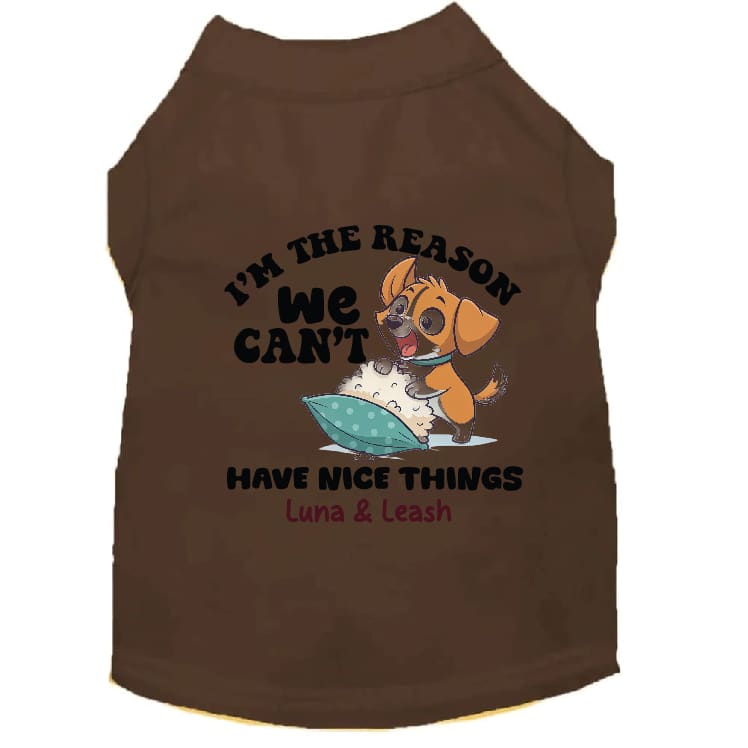 Can’t Have Nice Things Pet Shirt - Pet Shirt