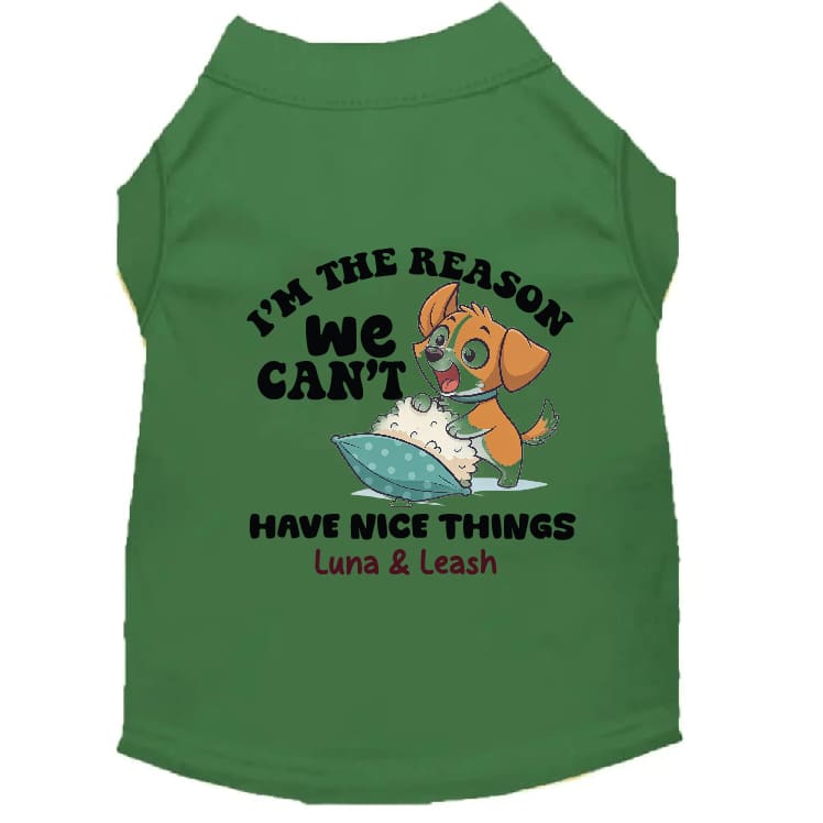 Can’t Have Nice Things Pet Shirt - Pet Shirt