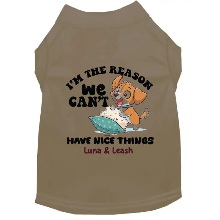 Can’t Have Nice Things Pet Shirt - Pet Shirt