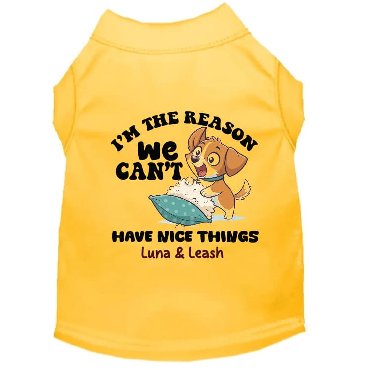 Can’t Have Nice Things Pet Shirt - Pet Shirt