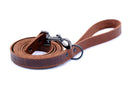 Celtic Sport Chocolate Leather Dog Leash - Dog Leash - Euro