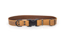 Celtic Sport Khaki Leather Dog Collar - Dog Collars - Euro