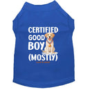 Certified Good Boy (Mostly) Dog Shirt - Statement Dog Shirts