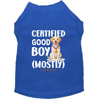 Certified Good Boy (Mostly) Dog Shirt