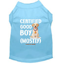 Certified Good Boy (Mostly) Dog Shirt - Statement Dog Shirts