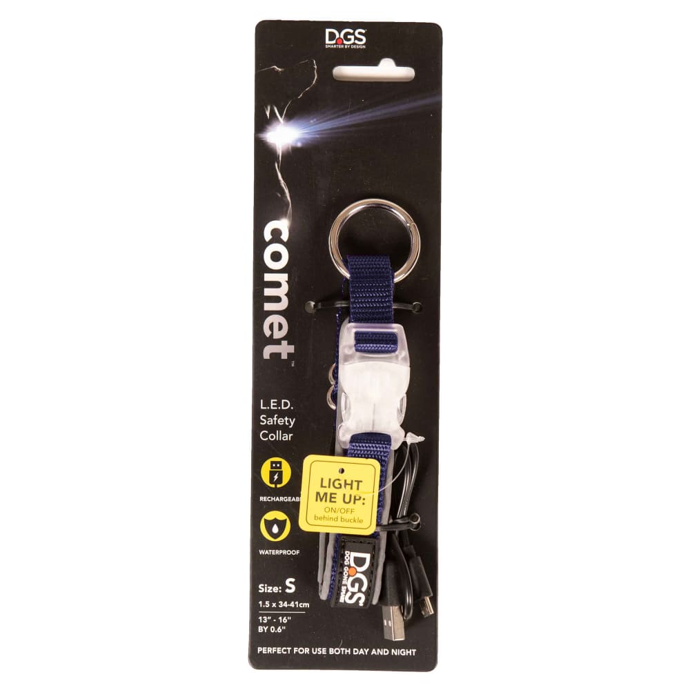 DGS Comet Rechargeable Light Up Dog Collar - Dog Collars