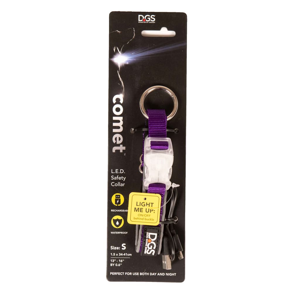 DGS Comet Rechargeable Light Up Dog Collar - Dog Collars