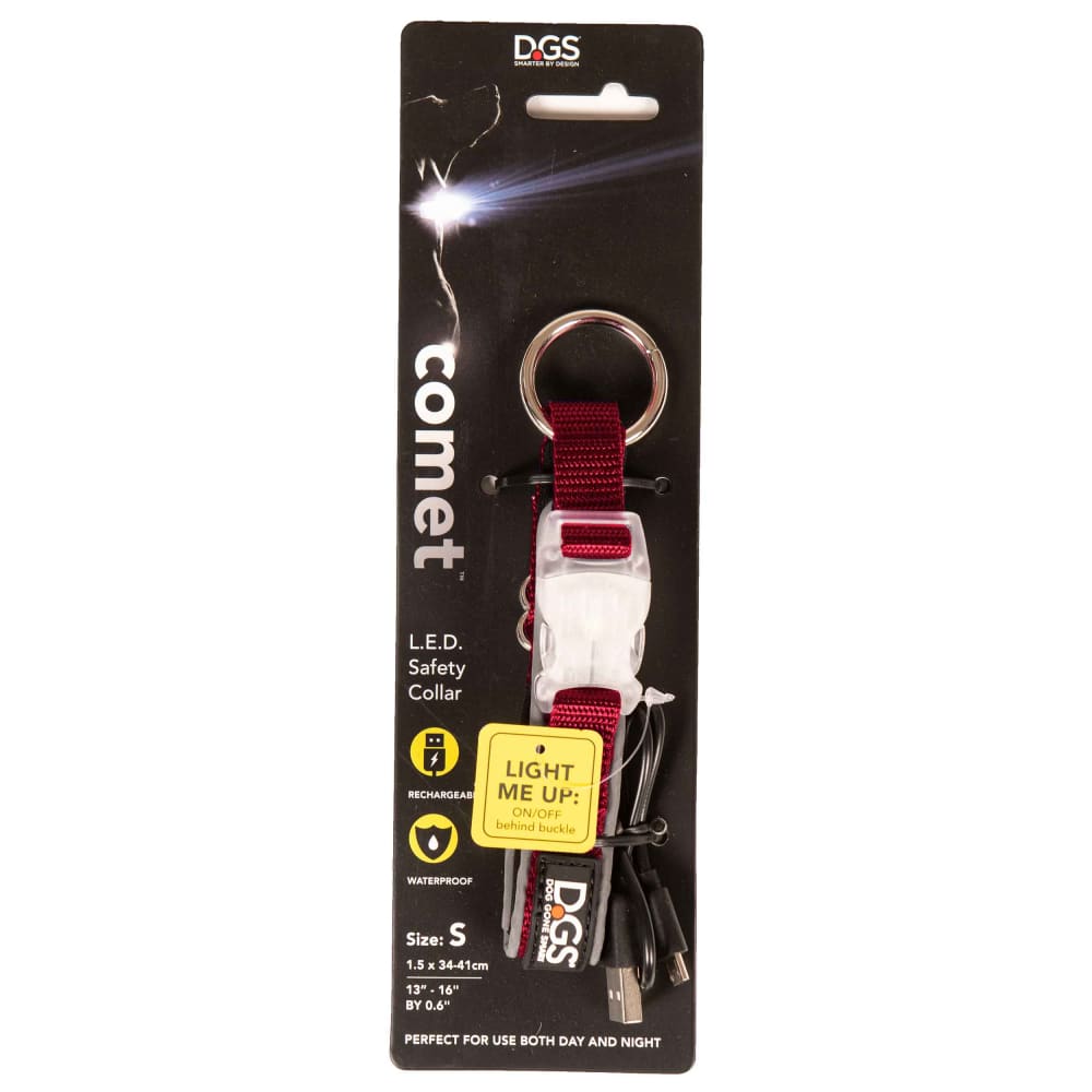 DGS Comet Rechargeable Light Up Dog Collar - Dog Collars