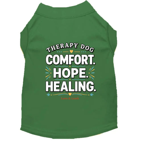 Comfort. Hope. Healing. Therapy Dog Shirt - Therapy Dog
