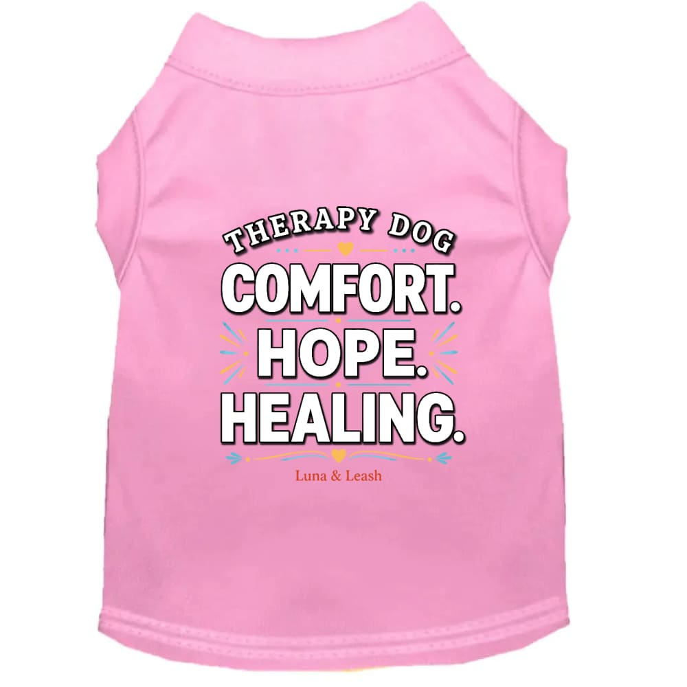 Comfort. Hope. Healing. Therapy Dog Shirt - Therapy Dog