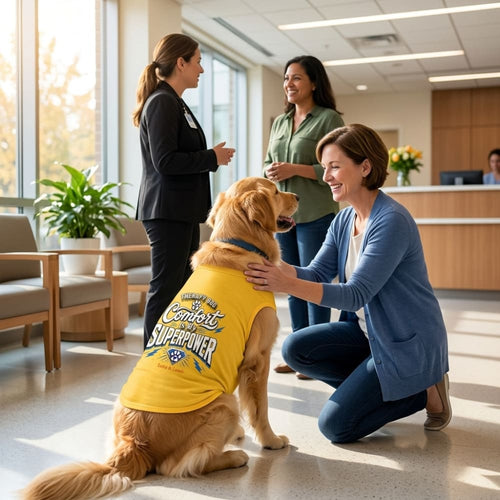 Comfort Is My SUPERPOWER Therapy Dog Shirt - Therapy Dog