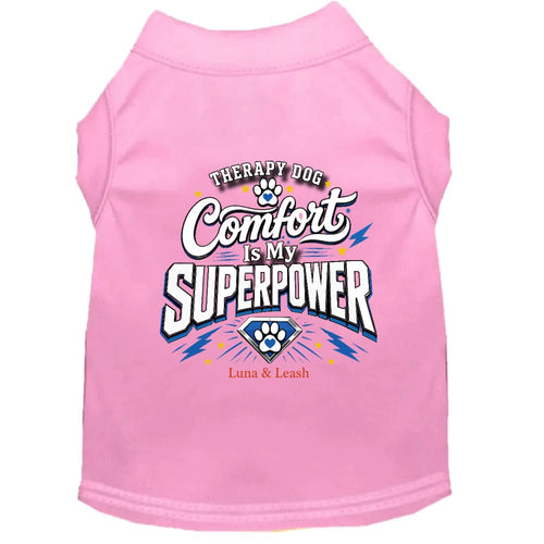 Comfort Is My SUPERPOWER Therapy Dog Shirt - Therapy Dog