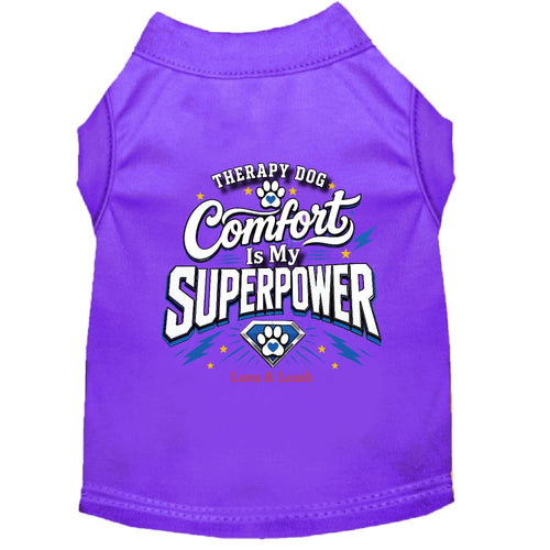 Comfort Is My SUPERPOWER Therapy Dog Shirt - Therapy Dog
