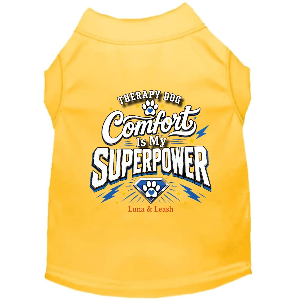 Comfort Is My SUPERPOWER Therapy Dog Shirt
