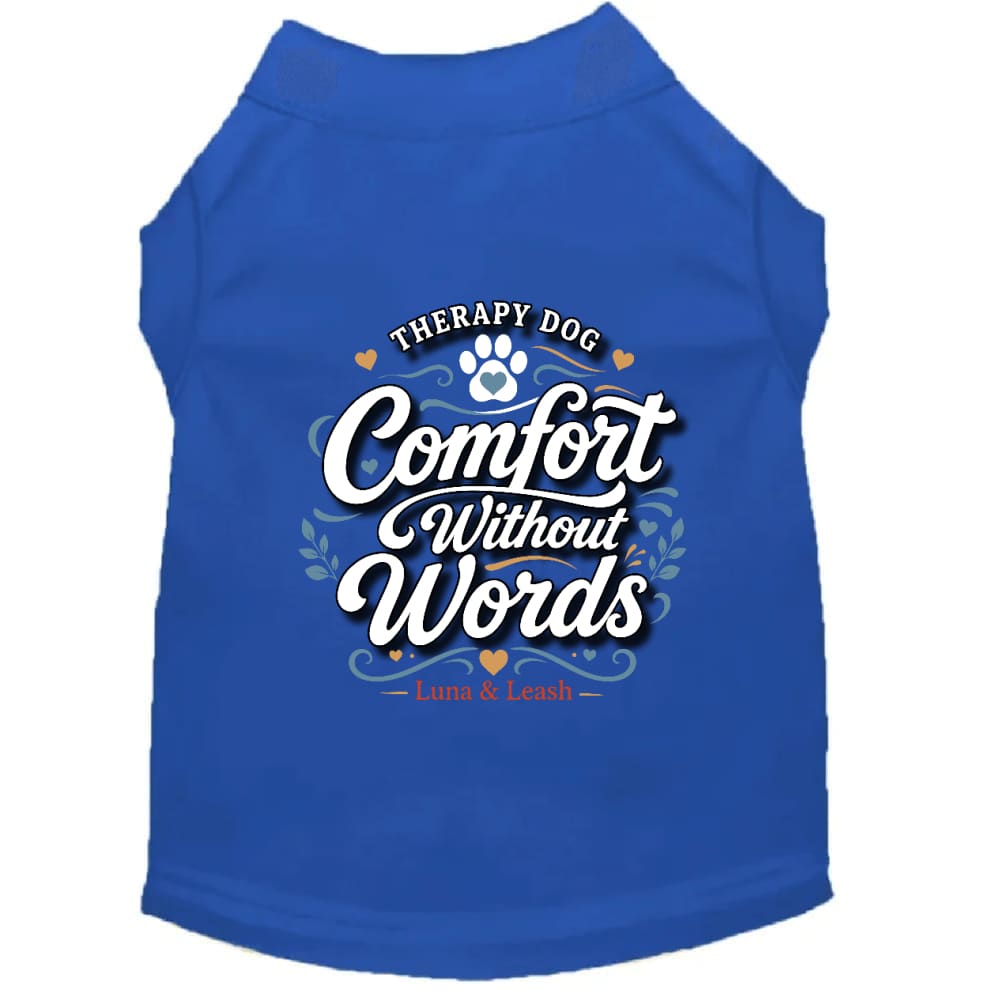 Comfort Without Words Therapy Dog Shirt