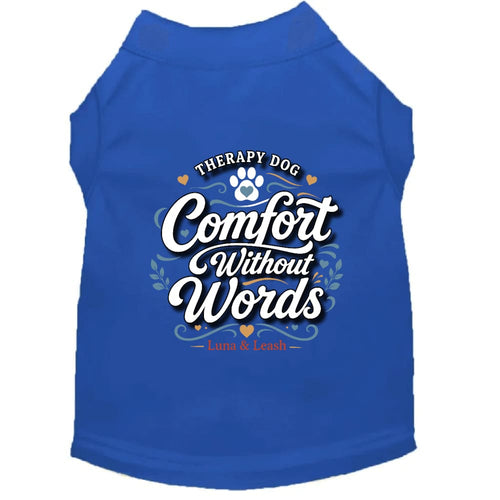 Comfort Without Words Therapy Dog Shirt - Therapy Dog Shirts