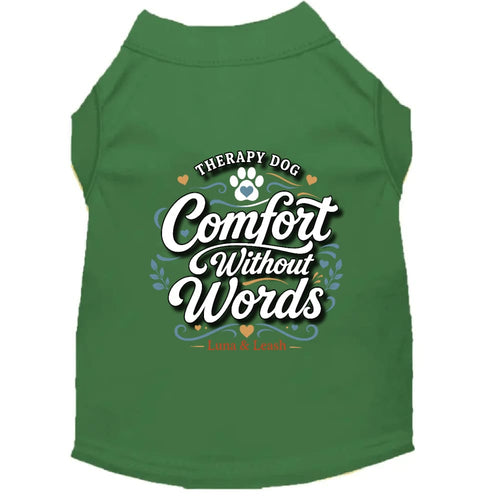 Comfort Without Words Therapy Dog Shirt - Therapy Dog Shirts