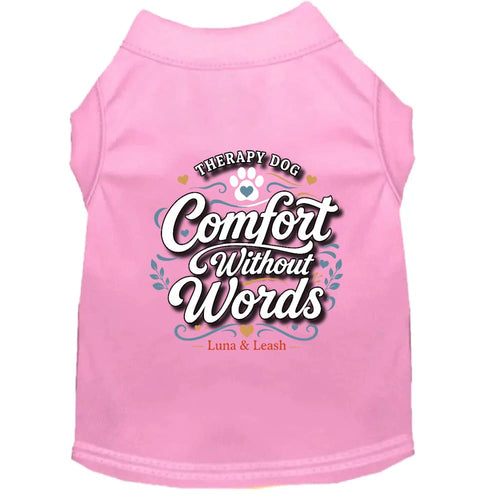 Comfort Without Words Therapy Dog Shirt - Therapy Dog Shirts