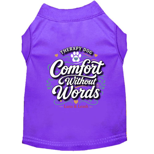 Comfort Without Words Therapy Dog Shirt - Therapy Dog Shirts