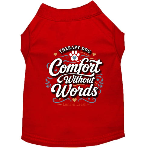 Comfort Without Words Therapy Dog Shirt - Therapy Dog Shirts