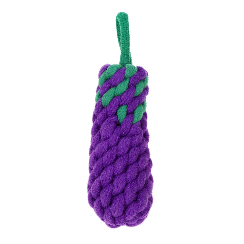 Country Tails Eggplant Toy - Dog Chew Toy