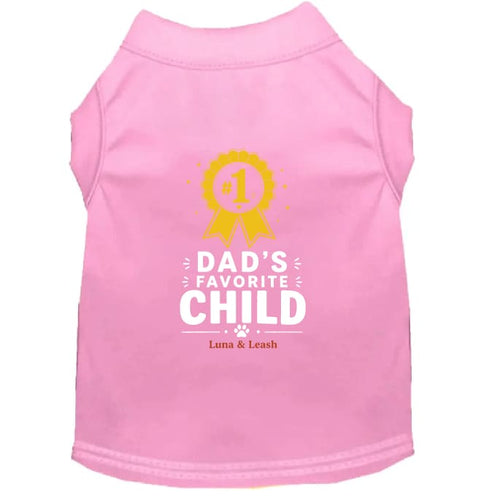 Dad’s Favorite Child Dog Shirt - Funny Dog Shirts