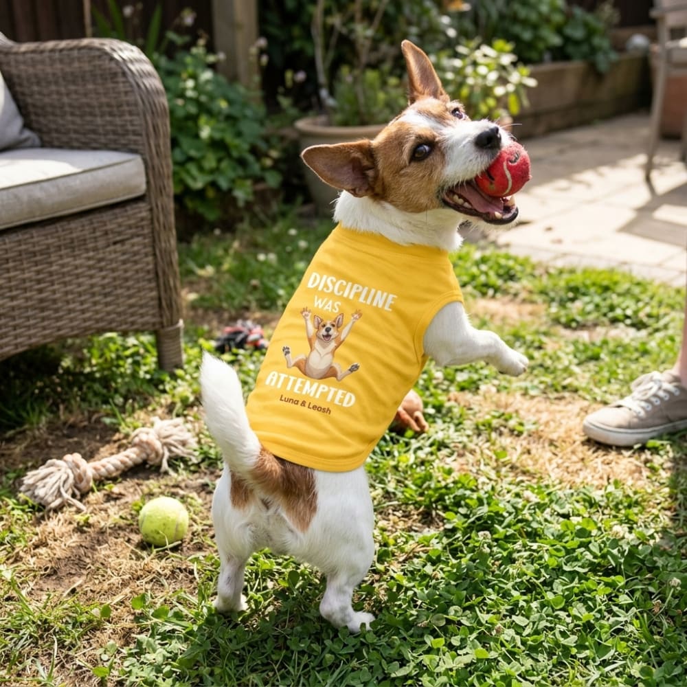 Discipline Was Attempted Dog Shirt