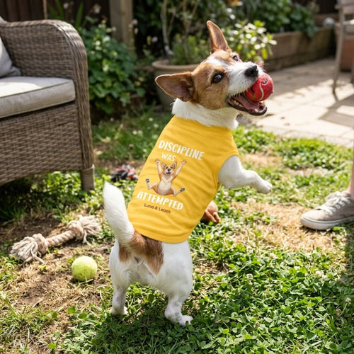 Discipline Was Attempted Dog Shirt - Funny Dog Shirts