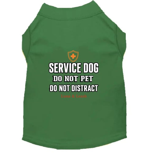 Do Not Pet Do Not Distract Service Dog Shirt - Service Dog