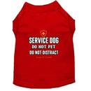 Do Not Pet Do Not Distract Service Dog Shirt - Service Dog