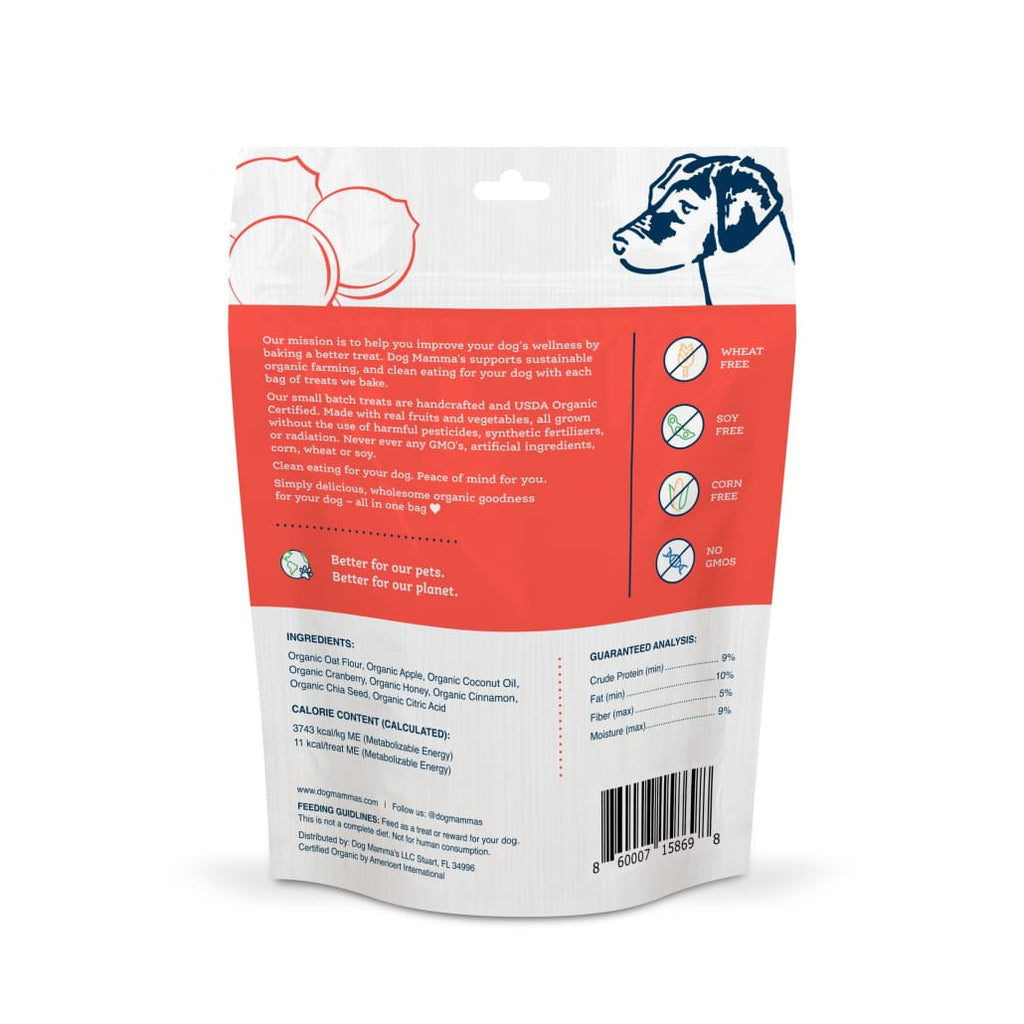 Dog Mamma’s Organic Apple Cranberry Recipe - USDA Organic