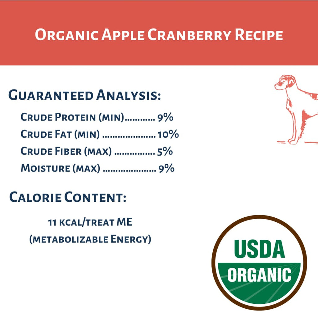 Dog Mamma’s Organic Apple Cranberry Recipe - USDA Organic