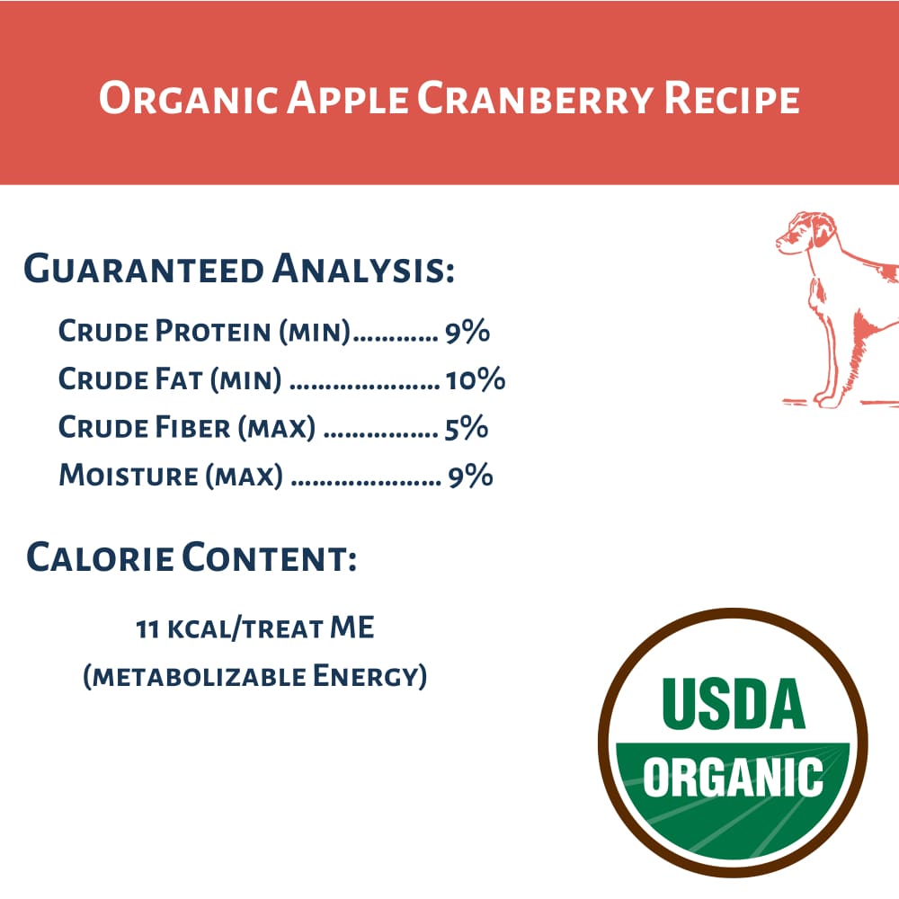 Dog Mamma’s Organic Apple Cranberry Recipe - USDA Organic